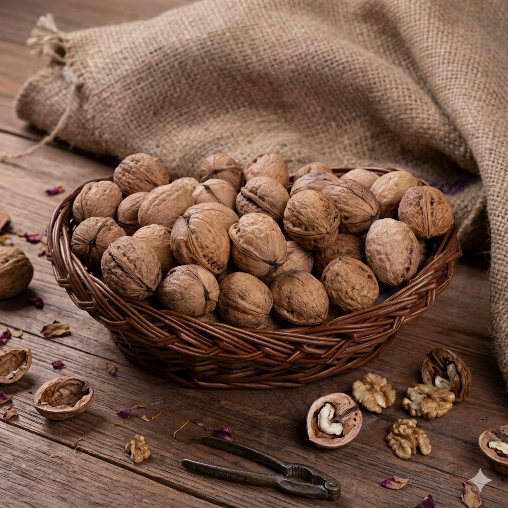 Afghan Walnuts in Shell – Premium Whole Nuts